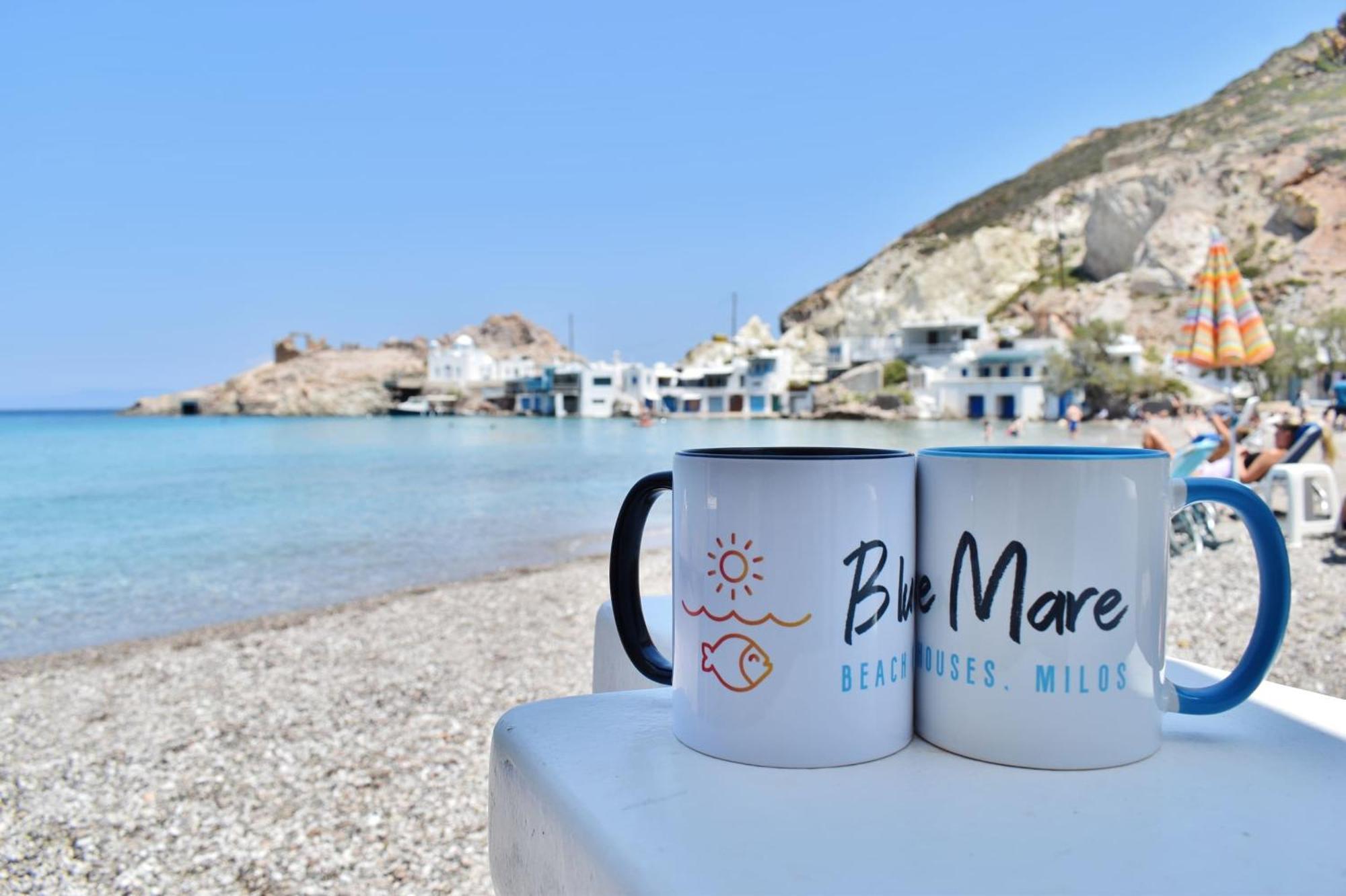Blue Mare Apartments On The Beach Firopotamos Ruang foto