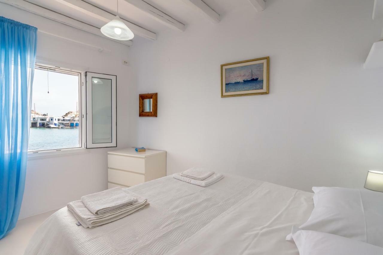 Blue Mare Apartments On The Beach Firopotamos Bagian luar foto